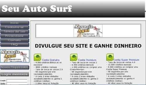 Imagem Sistema de Auto Surf